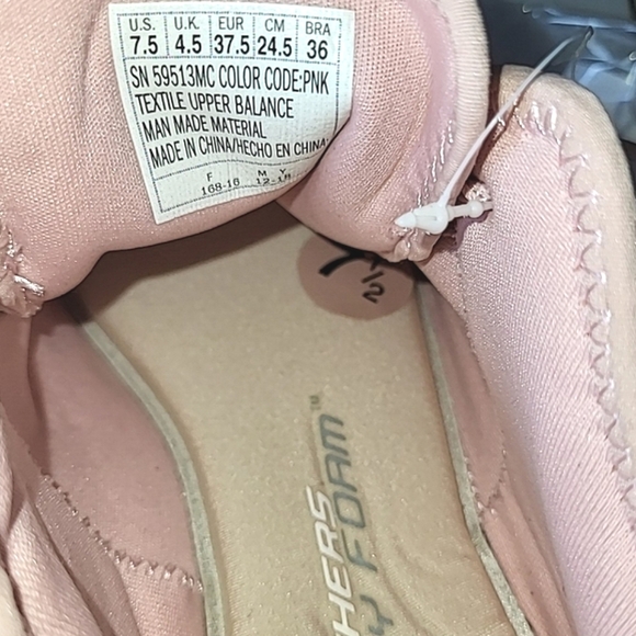 SKECHERS PINK MEMORY FOAM DUAL-LITE WOMEN'S SNEAKERS SHOES - Picture 8 of 8